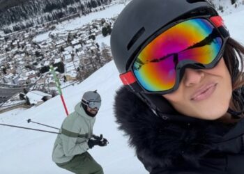 Giorgia Palmas e Filippo Magnini in settimana bianca a Saint Moritz