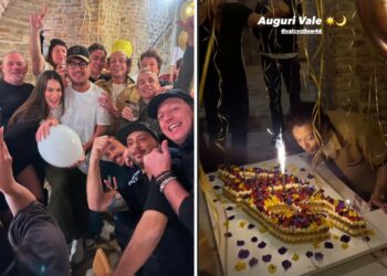 Valentino Rossi festeggia 46 anni nell'osteria romagnola
