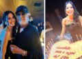 Elisabetta Gregoraci festeggia 45 anni tra la neve con Briatore e una super torta: foto