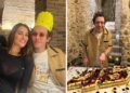 Valentino Rossi compie 46 anni: grande festa nell'osteria romagnola, ci sono anche Cesare Cremonini e Pecco Bagnaia: foto