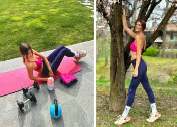 Cristina Chiabotto mostra il suo allenamento primaverile