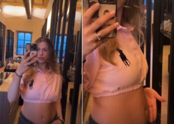 Jacqueline Luna Di Giacomo sta provando a perdere i chili della gravidanza