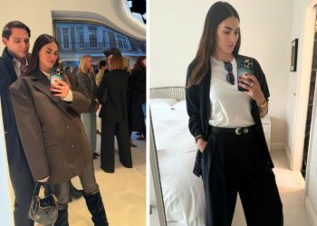 Melissa Satta e Carlo Beretta innamorati e mondani a Milano