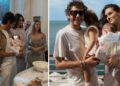 Valentino Rossi e Francesca Sofia Novello festeggiano il battesimo della secondogenita Gabriella con un pranzo elegantissimo al mare in Romagna