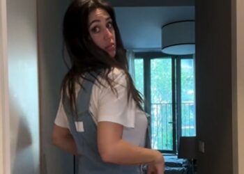 Cecilia Rodriguez entra nella salopette nonostante il pancione