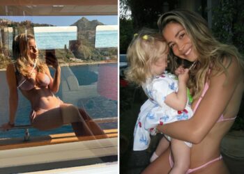 Diletta Leotta fa il primo bagno in mare in Sicilia