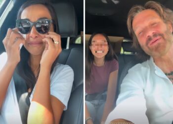 ''La mamma ha pianto'': Juliana Moreira ed Edoardo Stoppa commossi fino alle lacrime durante l'esame delle medie della figlia Lua, guarda