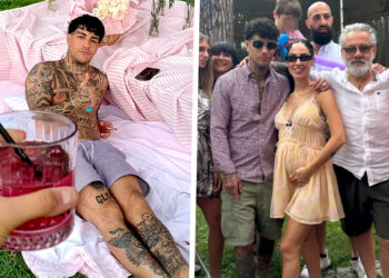 Giulia De Lellis e Tony Effe organizzano il baby shower per la loro Priscilla in una mega villa a Roma: le immagini