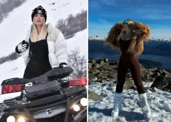 Wanda Nara si gode la neve a luglio nell'inverno argentino