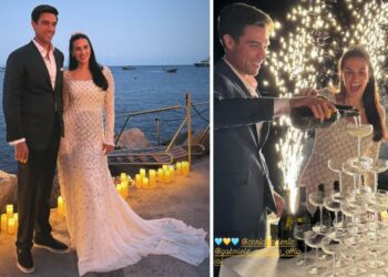 Il figlio di Ezio Greggio sposa la compagna Carla con vista mare sulla Costiera Amalfitana: guarda