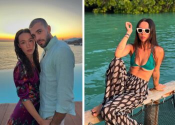 Aurora Ramazzotti e il promesso sposo al mare tra due continenti