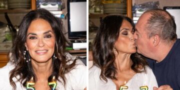 Maria Grazia Cucinotta festeggia 57 anni in Sicilia