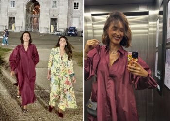 Caterina Balivo al concerto di De Gregori con la sorella Francesca