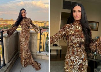 Demi Moore arriva in Italia per la Milano Fashion week