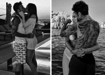 ''Se smetti di inseguire smetti anche di scappare'': Fedez pubblica le foto di baci e coccole con la nuova fidanzata Giulia Honegger, guarda