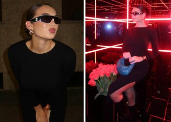 Le foto di Chanel Totti che è arrivata da super diva alla Milano Fashion Week