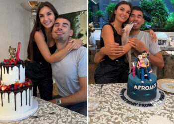 ''Dicevano che la moglie perfetta non esiste'': Elettra Lamborghini festeggia il compleanno del marito Nick con una supertorta