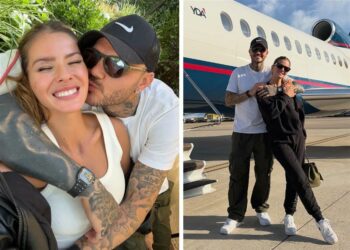 Mauro Icardi felice con la China Suarez a Madrid