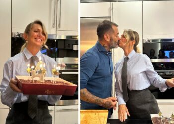 Katia Pedrotti compie 47 anni e il marito Ascanio le fa una sorpresa