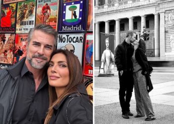 Alessia Mancini e Flavio Montrucchio festeggiano 22 anni d'amore a Madrid