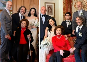 Sophia Loren raggiante alle nozze del figlio Carlo Ponti Jr.: le rarissime foto della diva 91enne