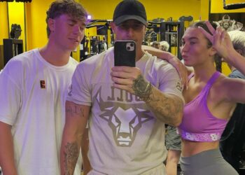 Cristian e Chanel Totti si allenano in palestra con il compagno di una famosa attrice: scopri chi è