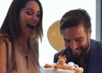 Il gender reveal di Delia Duran e Alex Belli