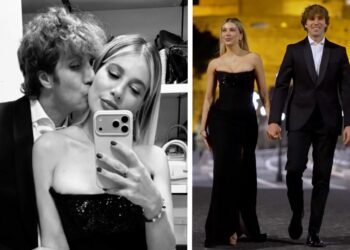 Clizia Incorvaia e Paolo Ciavarro tornano mondanissimi: in black mano nella mano al Charity Gala Dinner della Croce Rossa a Roma