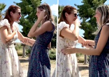 Diana Del Bufalo piange, non trattiene le lacrime: la sua migliore amica Arianna Montefiori le dice che è incinta, guarda