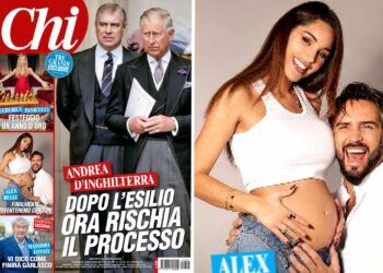 Delia Duran mostra il pancione di quattro mesi: Alex Belli in ginocchio lo accarezza, foto