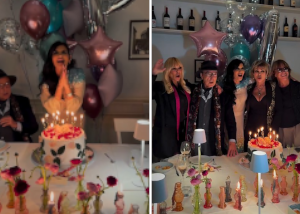Pamela Prati festeggia il compleanno con gli amici storici