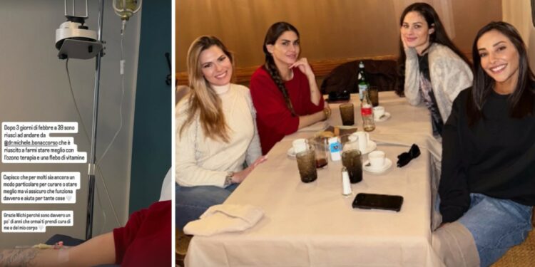 ''Quant’è bello poter contare su di voi'': Melissa Satta reduce dall’influenza al ristorante con le amiche vip