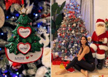 Elisabetta Gregoraci mostra il suo albero di Natale favoloso