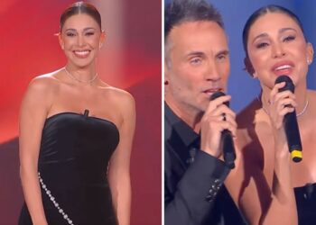 Belen Rodriguez torna su Rai 1 e incanta il pubblico e gli ospiti di 'Cena di Natale' con Antonella Clerici
