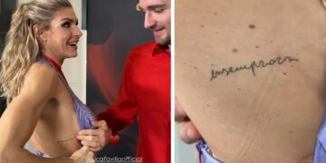 Martina Colombari per celebrare Ballando con le Stelle si è fatta un nuovo tatuaggio: ecco cosa si è fatta scrivere sulla pelle