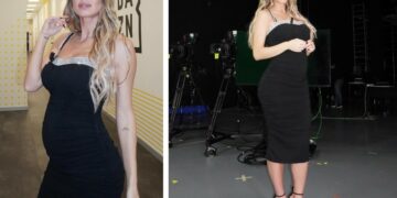 Diletta Leotta per la prima volta col pancione della seconda gravidanza in mostra in tv: foto