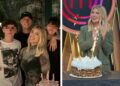 Wanda Nara fa festa in tv, con gli amici e poi a cena coi figli per i 39 anni compiuti: foto