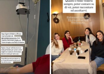 ''Quant’è bello poter contare su di voi'': Melissa Satta reduce dall’influenza al ristorante con le amiche vip