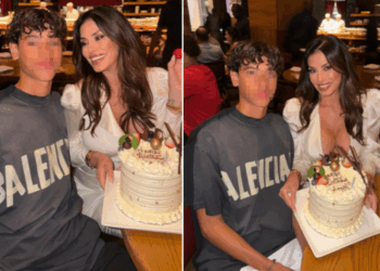 Aida Yespica festeggia i 17 anni del figlio Aron alle Bahamas