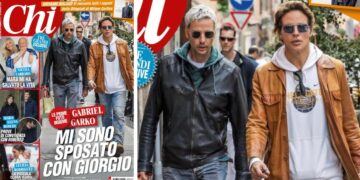 Gabriel Garko e il marito Giorgio paparazzati in strada a Roma: le prime foto della coppia, ecco chi è lui Gabriel Garko e il marito Giorgio paparazzati in strada a Roma: le prime foto della coppia, ecco chi è lui