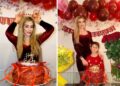 Paola Caruso festeggia 41 anni con il figlio Michele e gli amici