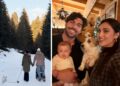 Cecilia Rodriguez e Ignazio Moser a Madonna di Campiglio con Clara