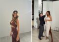 Federica Nargi bellissima sul set dello shooting