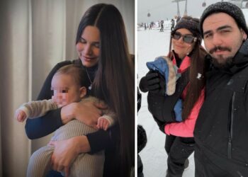 Ignazio Boschetto de Il Volo si regala la prima vacanza sulla neve con la moglie Michelle e il figlio Gabriele Ignazio Boschetto de Il Volo si regala la prima vacanza sulla neve con la moglie Michelle e il figlio Gabriele