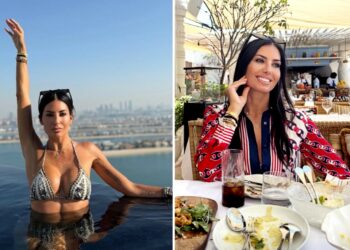 Le foto delle vacanze natalizie al caldo di Elisabetta Gregoraci tra il Kenya e Dubai