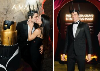 Le foto del party in maschera per i 30 anni di Goffredo Cerza il futuro marito di Aurora Ramazzotti