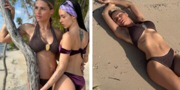 Michelle Hunziker, fuga tropicale in Messico: vacanza da famiglia allargata con Aurora, le altre figlie e gli altri figli di Eros, foto