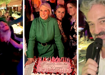 ''50 anni e sembro una ragazzina'': la comica Katia Follesa festeggia mezzo secolo, party a Milano con ex compagno e presunto nuovo amore, foto