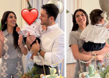 Giulia Salemi e Pierpaolo Pretelli festeggiano con amici famosi il primo compleanno del figlio Kian: ecco chi c’era