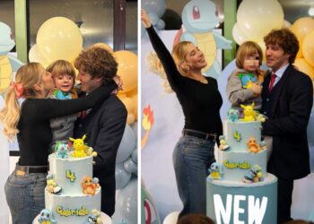 Clizia Incorvaia e Paolo Ciavarro festeggiano i 4 anni del loro Gabriele